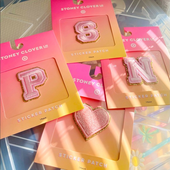 STONEY CLOVER LANE x TARGET LETTER STICKER PATCH Letter- N,  Preppy style - Picture 6 of 15